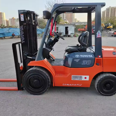 2012 Used Toyota 3 Ton Forklift Trucks FD30 Good Condition and Second Hand