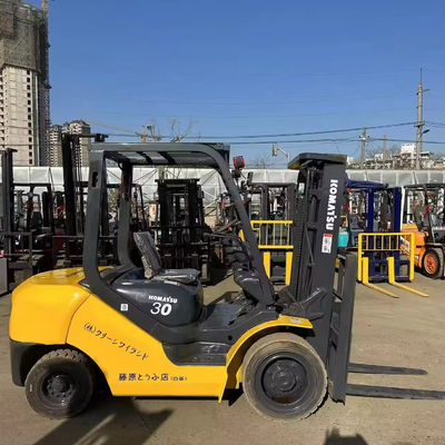 Forklift Komatsu FD30T-17 3 Tons Used Original Good Performance 1.6M Fork Width 2012 Year