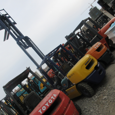 1.2M Fork Length Used Komatsu 3 Ton Forklift FD30 FD25 FD50 Diesel Forklift Japan Made