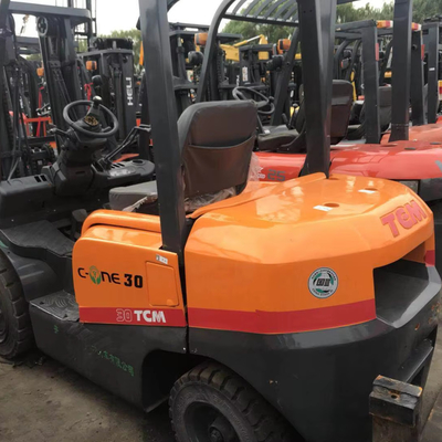 Used TCMFD30 Diesel Forklift Truck with 1.6M Fork Width Second Hand TCMFD30 Forklifts