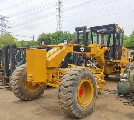 Used Caterpillar 140H 12H Motor Graders with Cummins Engine in Good Condition