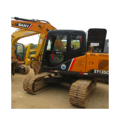 original Hydraulic Pump Used Sany Excavator SY135C Machine With 0.7CBM Bucket Capacity