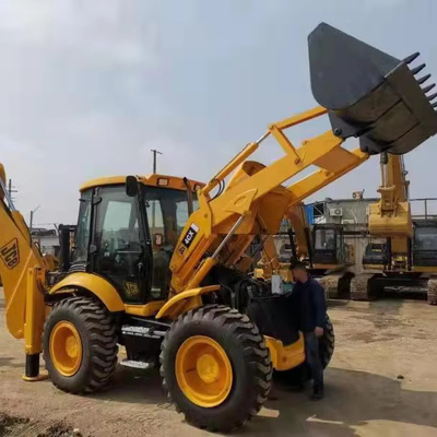 JCB 4CX Front End Loader Used Backhoe Loader 118KW Rated Load 0 Working Hours