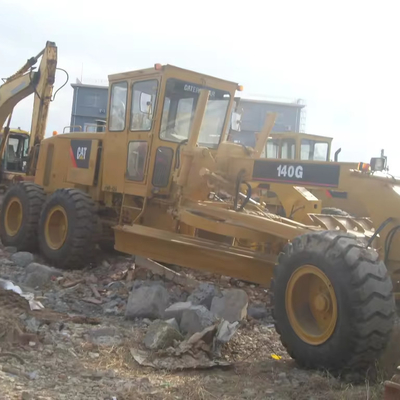 Good Condition 17000 KG Used CAT 140H Motor Grader 140K 140G Caterpillar Machinery