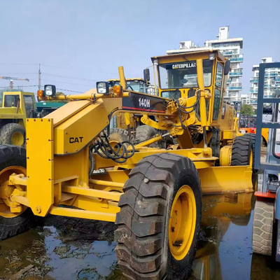 Cat 140h Motor Grader with Cummins Engine 1200 Working Hours Used Parts in Shanghai