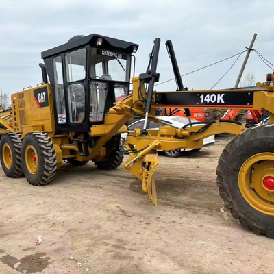 17000 KG Good Condition Original USA Used CAT 140H Motor Grader Secondhand Caterpillar 140 140G 140K