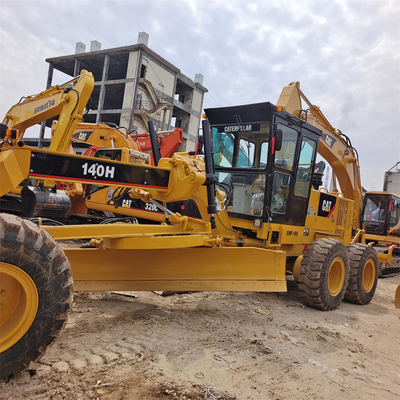 Cummins Engine 17000 KG Caterpillar 140H Motor Grader on Stock for Road Construction
