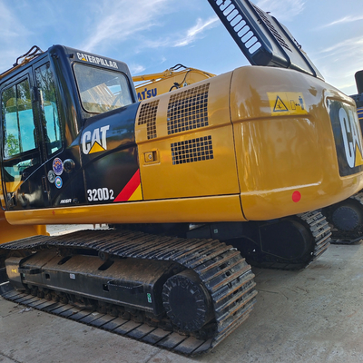 Used Caterpillar Excavator Cat320d 320D Hydraulic Crawler Excavator 1.2CBM Bucket Capacity