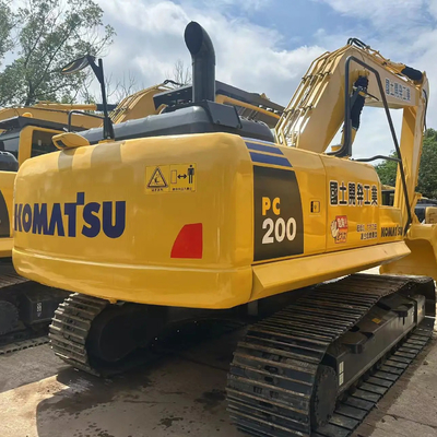 KOMATSU Engine Used Hydraulic Crawler Excavator pc200-8 Good Condition 800 Working Hours