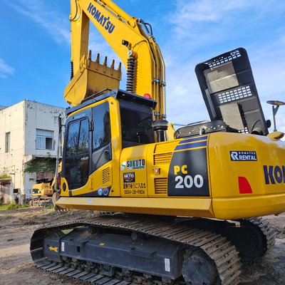 800 Working Hours Used Hydraulic Crawler Excavator pc200-8 with Original Hydraulic Valve