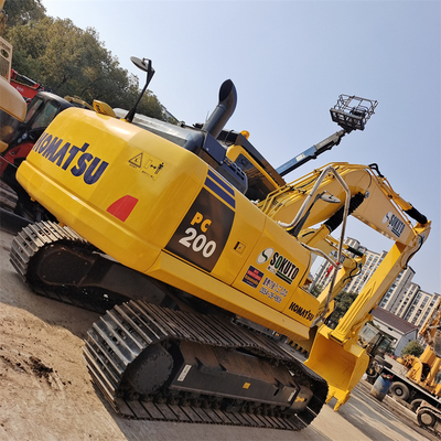Used KomatsuPC200-8 Crawler Excavator in Excellent Condition for 20Ton Medium Digging