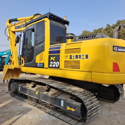 22tons Operating Weight Komatsu PC220-8 Hydraulic Crawler Excavator with Original Valve