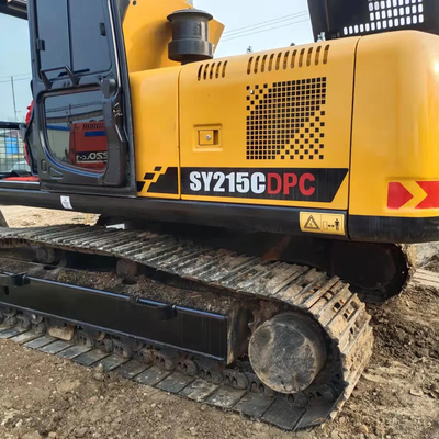 Good Condition Sany SY215C Hydraulic Crawler Excavator with Original Hydraulic Valve