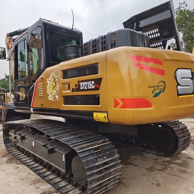 Sany SY215C Hydraulic Crawler Excavator with Original Hydraulic Pump and ISUZU Engine