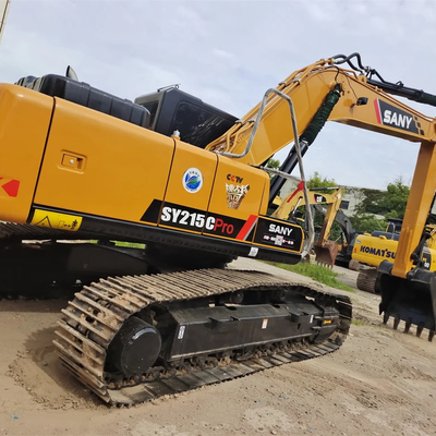 12TONS Operating Weight Sany SY215C Used Hydraulic Crawler Excavator for Construction