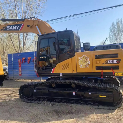 ISUZU Engine Used Sany SY215C Hydraulic Crawler Excavator with 1.2CBM Bucket Capacity
