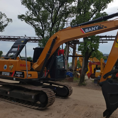 Sany SY135C Hydraulic Crawler Excavator with 0.7CBM Bucket Capacity and ISUZU Engine