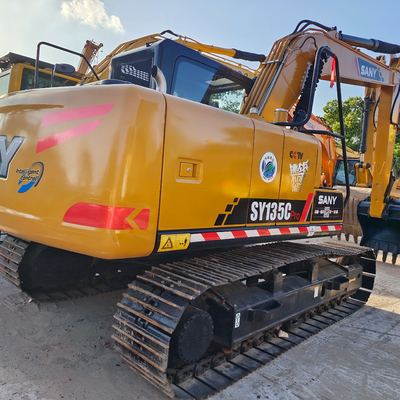 Used Sany SY135C Excavator with 0.7CBM Bucket Capacity and 13.5 Tons Operating Weight