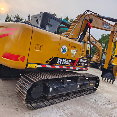 excellent condition sany sy135c hydraulic crawler excavator for construction market