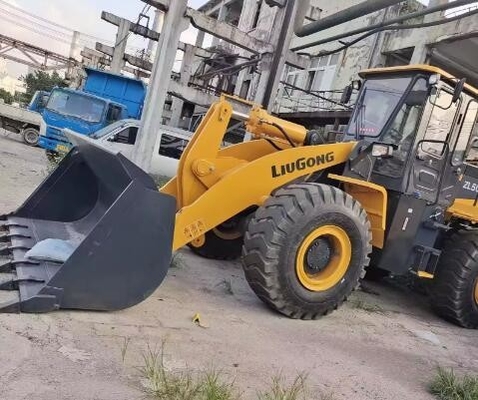 Front Loader Used LiuGongZL50CN with LongKing 833 855 856 Used Wheel Loaders in 2019
