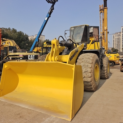 Energy Efficiency Used Komatsu WA470-3 Wheel Loader With 8 Tons Rated Load