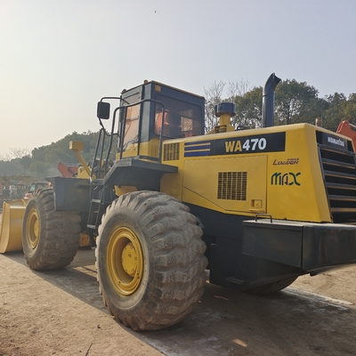 Original Komatsu WA470-6 Wheel Loader With 21640-21650 Kg Machine Weight