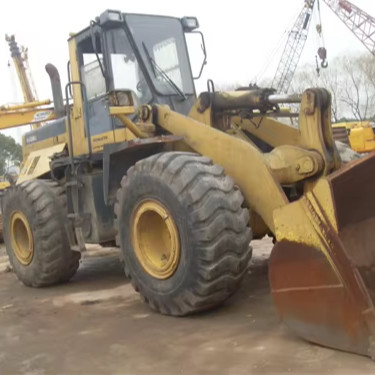 High Efficiency 20 Tons Rated Load Komatsu WA470 Front Wheel Loader