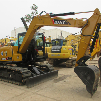 High Work Efficiency Used SANY SY75C Pro Excavator 2022 with ISUZU AU-4LE2X Engine