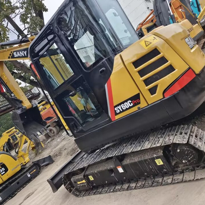 Used Sany SY55C Hydraulic Crawler Excavator With ORIGINAL Hydraulic Pump Second Hand