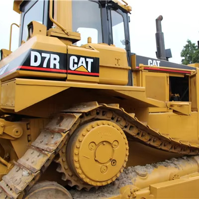 Shanghai Used CAT D7R Crawler Bulldozer with ORIGINAL Hydraulic System and Cat C9 Engine
