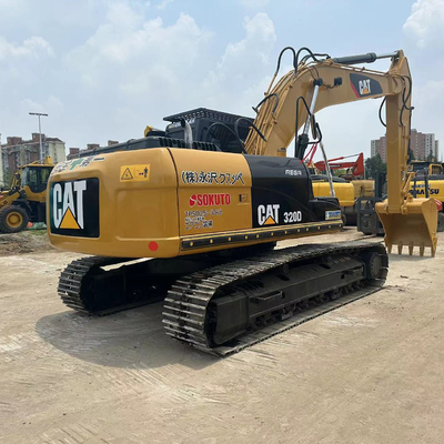 Used Caterpillar 320d Crawler Excavator for Construction Machinery at Lowest