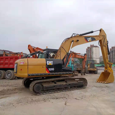 C6.4ACERT Engine Used Caterpillar 320d Crawler Excavator 20 Ton Construction Machinery
