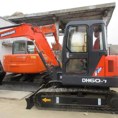 Get Second Hand Doosan DH60-7 Excavators Used Track Shoes and Original Hydraulic Pump