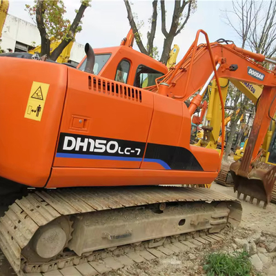 15 TON Doosan DH150-7 Digger/Original Used Excavator with Original Hydraulic Pump