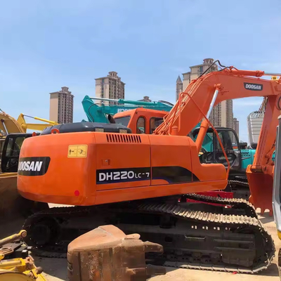 Operating Weight 21500 Used Doosan DH220LC-7 Excavator 22 Ton Original Doosan 225 300