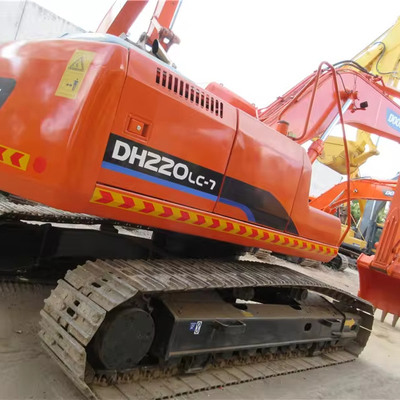 Doosan DH220LC-7 22Ton Excavator ORIGINAL Hydraulic Valve and 1.2 Bucket Capacity Used