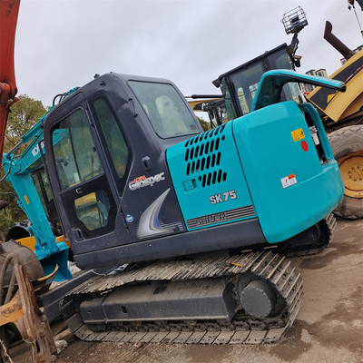 Used KOBELCO SK75 Mini Excavator 0.7 Bucket Capacity with 7000kg Operating Weight