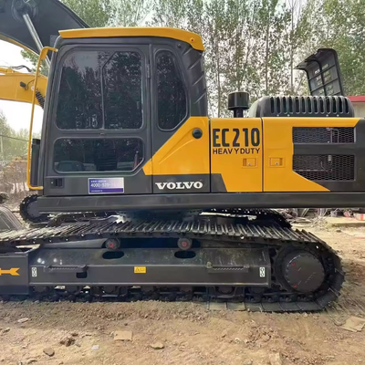VolvoEC210D Excavator Durable Track Shoes and Original Hydraulic Cylinder from Sweden