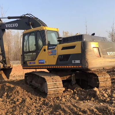 Used Volvo EC200d Ec200dl Ec200el 20 Ton Large Crawler Excavator Digger at Affordable