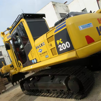 Second Hand Komatsu Pc 200 Excavator for Construction Works Maximum Digging Depth 8000