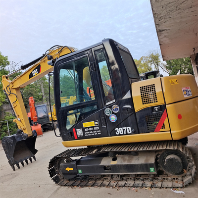 Shanghai Jinshan Used Track Shoes CAT 307d Excavators with ORIGINAL Hydraulic Cylinder