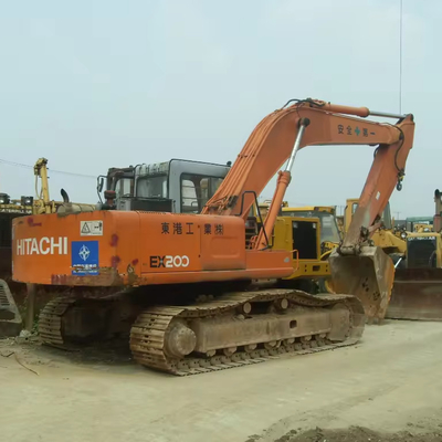 Used Hitachi EX200-5 Excavator with Good Condition 4000 Working Hours ISUZU Engine