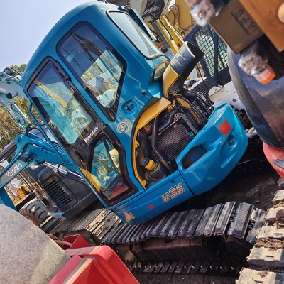 Used Kubota U35 163 185 Japan Original Rubber Mini Excavator 3.5Ton 18.5KW Year 2020