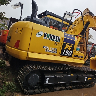 66KW Engine 4D95LE-3 Komatsu PC130-7 Mini Excavator for Small Construction Sites