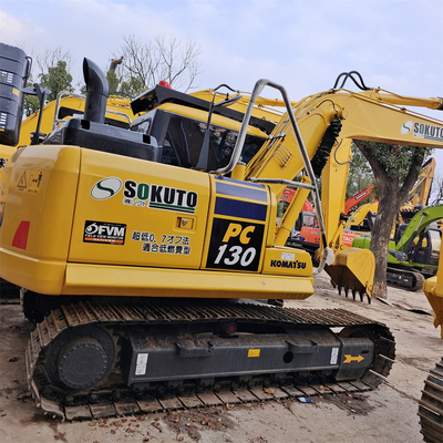Used Komatsu PC130-7 Hydraulic Tracked Excavator with 13000kg Operating Weight