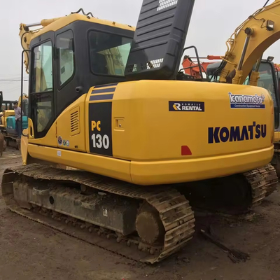 Used Komatsu PC130-7 Excavator 13 Tons Crawler Excavator with ORIGINAL Hydraulic Valve