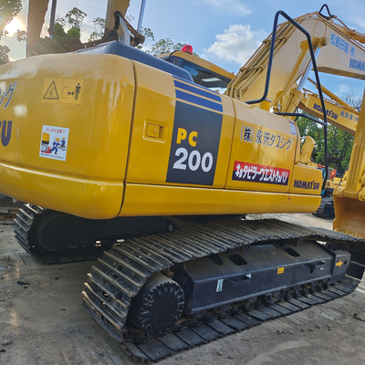 20 Ton Used Komatsu PC200 Excavator Japanese Heavy Duty Machine with 1CBM Bucket Capacity