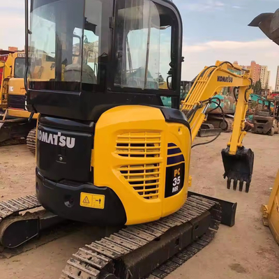 Good Condition Mini Crawler Digger 3.5 Ton EPA Used Komatsu Pc35 Excavator 28.5KW