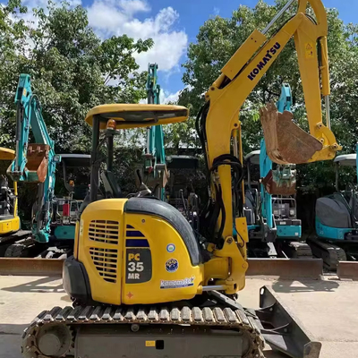 PC35 Used Japan Komatsu 3.5ton Mini Excavator PC35MR-2 PC40 PC55 Hydraulic Digger