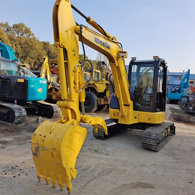 Used Komatsu PC55 Excavator with Dozer Blade and 0.15CBM Bucket Capacity